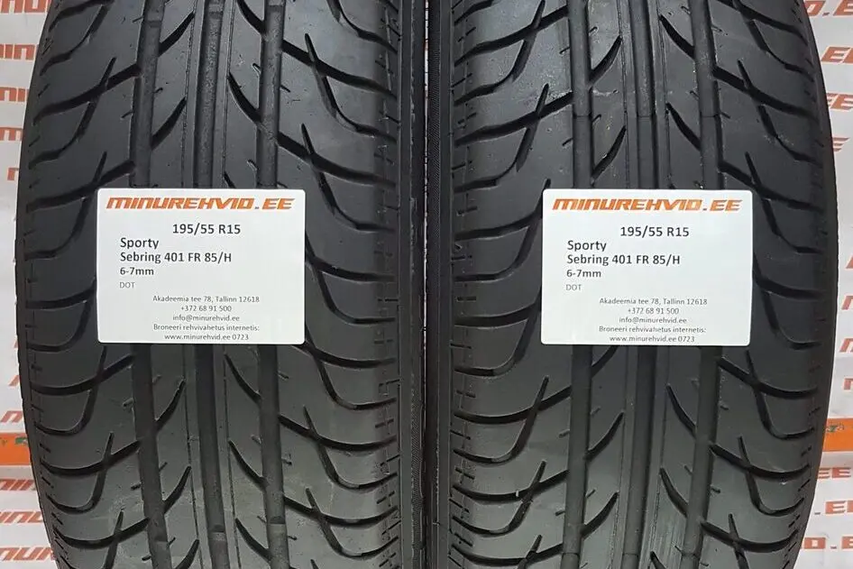 Kasutatud suverehv 195/55R15 Sportiva Sporty Sebring 401 FR 85/H