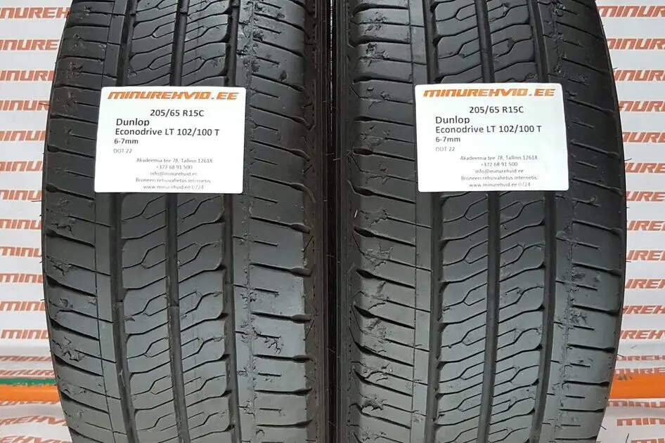 Kasutatud suverehv 205/65R15 Dunlop Econodrive LT 102/100 T