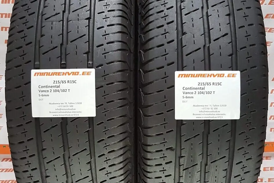 Kasutatud suverehv 215/65R15 Continental Vanco 2 104/102 T