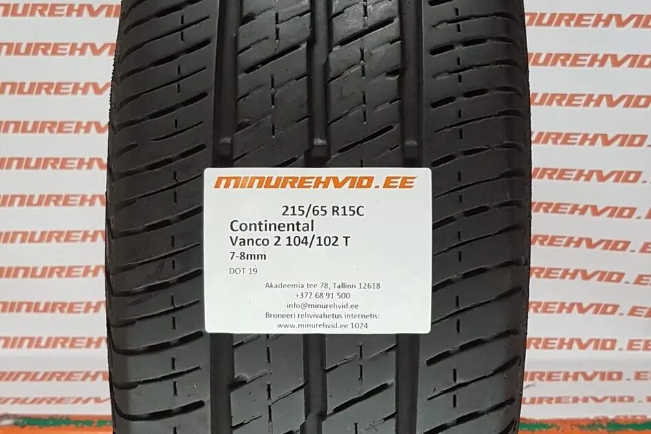 Kasutatud suverehv 215/65R15 Continental Vanco 2 104/102 T
