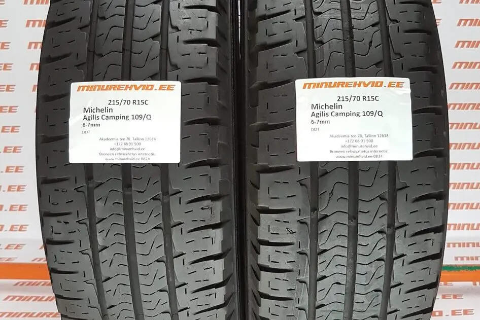 Kasutatud suverehv 215/70R15 Michelin Agilis Camping 109/Q