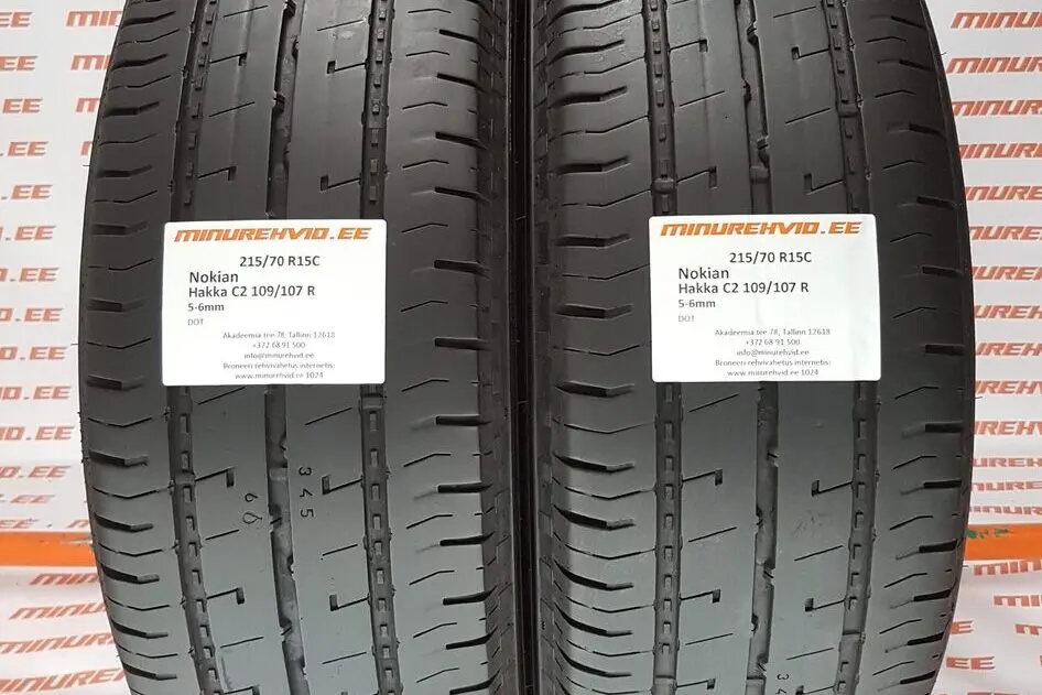 Kasutatud suverehv 215/70R15 Nokian Hakka C2 109/107 R