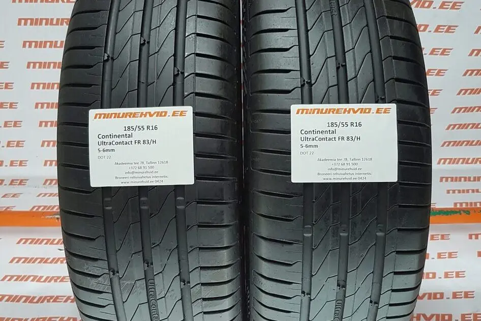 Kasutatud suverehv 185/55R16 Continental UltraContact FR 83/H