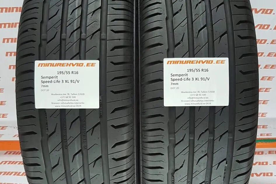 Used summer tire 195/55R16 Semperit Speed-Life 3 XL 91/V