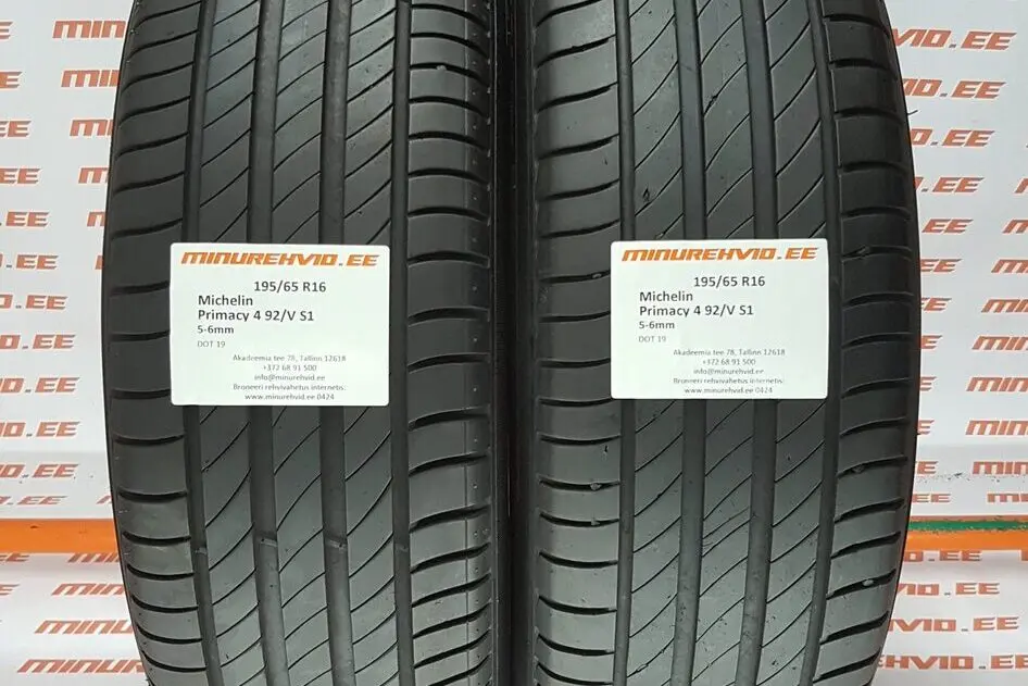 Used summer tire 195/65R16 Michelin Primacy 4 92/V S1