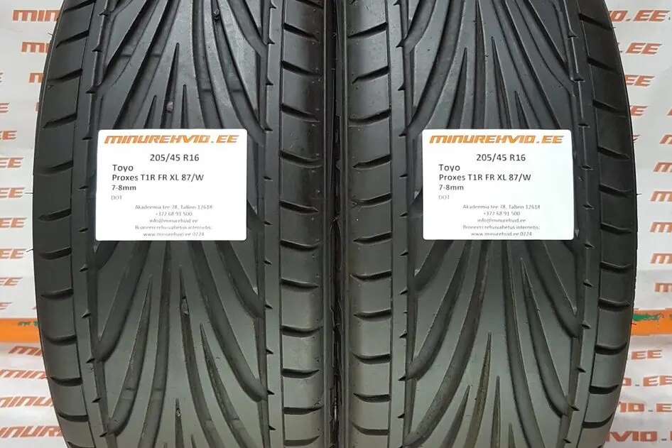 Kasutatud suverehv 205/45R16 TOYO Proxes T1R FR XL 87/W