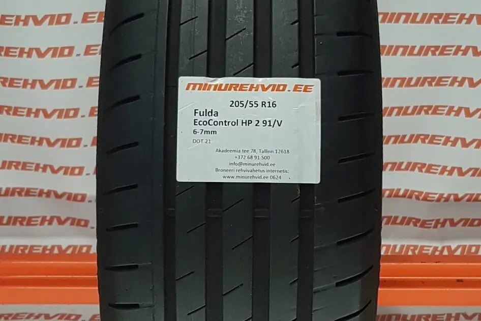 Used summer tire 205/55R16 Fulda EcoControl HP 2 91/V/H