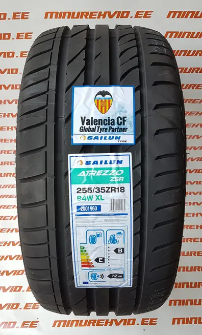 New summer tire 255/35R18 Sailun Atrezzo ZSR 94/W XL FR