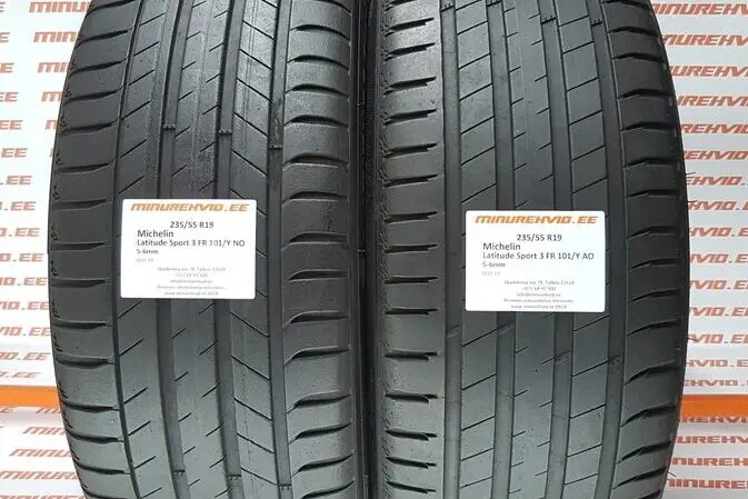 Used summer tire 235/55R19 Michelin Latitude Sport 3 FR 101/Y NO